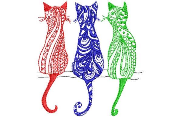 3 Color Cats: A Seasonal Embroidery Designer's Review