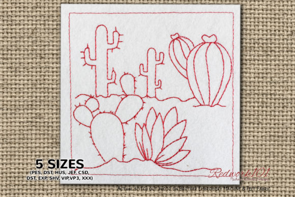 Desert Cactus: A Sweatshirt Embroidery Review
