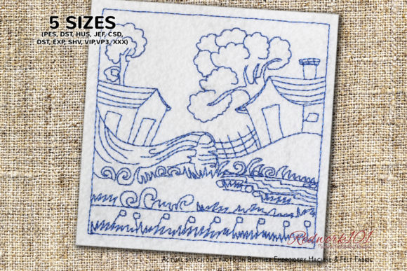 Landscape Scene of Village: A Designer's Review for Boutique Sweatshirts