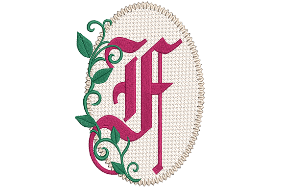 Olde English Monogram Letter F: A Design Review