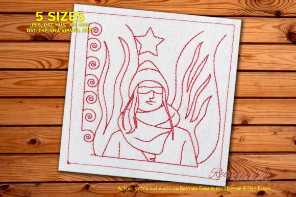 Women Wearing Glasses Redwork: Seasonal Design Review